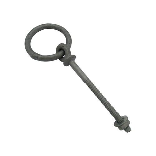 Galvanised collared ring eye - collared,