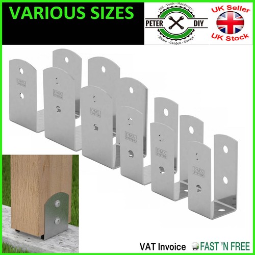 Galvanised bolt down base - bolt, post