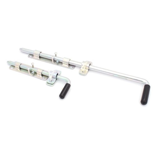 Door bolt galvanised steel - galvanised,