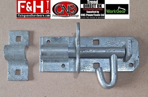 Heavy duty galvanised - pad, bolt