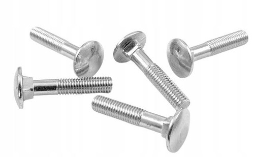 M8x70 galvanised carriage bolt - galvanised,