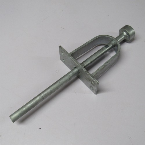 Galvanised field gate shoot - galvanised,
