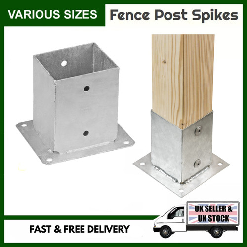 Fence post bolt down anchors - down,
