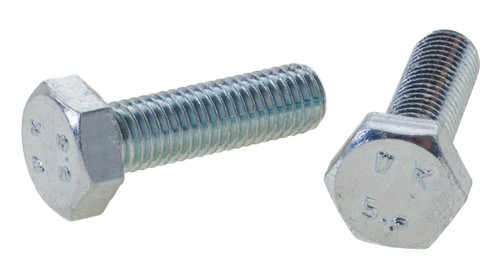 M10x20mm galvanised hex - 2x,