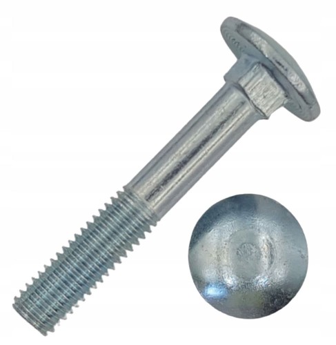 M10x120 din603 galvanised - din603,